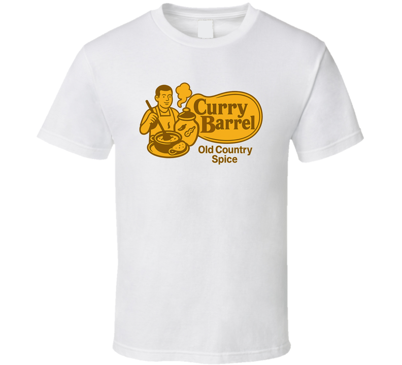 Curry Barrel Old Country Spice Parody T Shirt