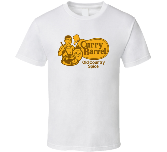 Curry Barrel Old Country Spice Parody T Shirt