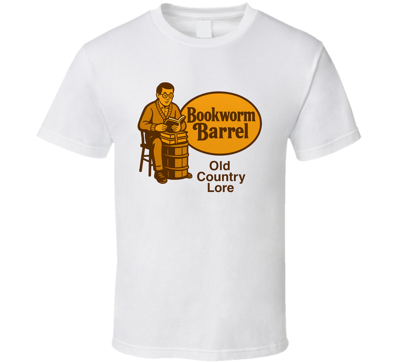 Bookworm Barrel Old Country Lore Parody T Shirt