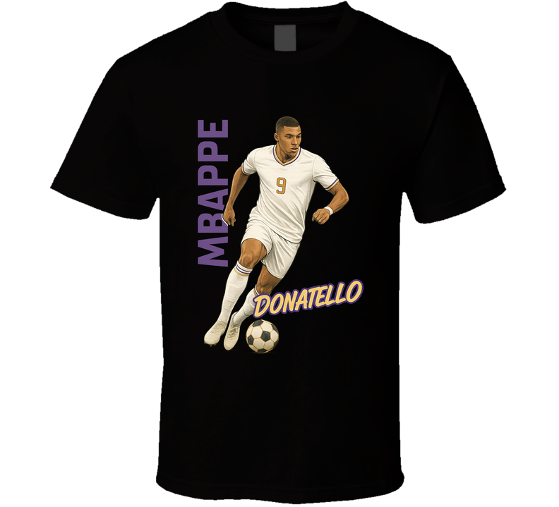 Kylian Mbappe Donatello Soccer Football Fan T Shirt