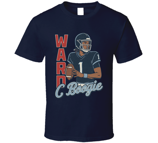 Cam Ward C Boogie Retro Look Sports Fan T Shirt