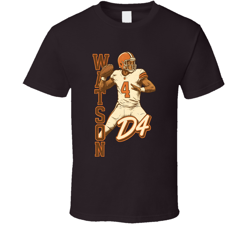 Deshaun Watson D4 Retro Look Sports Fan T Shirt