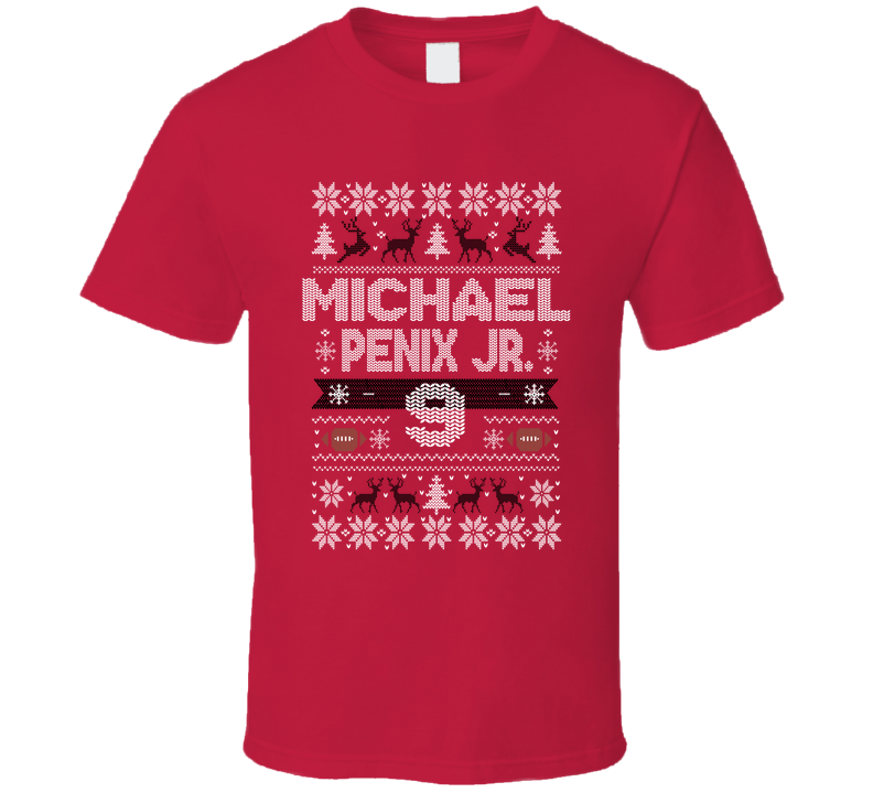 Michael Penix Jr. 9 Ugly Christmas T Shirt