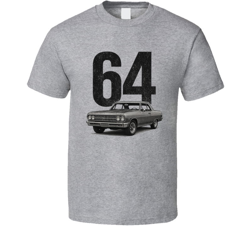 1964 Chevrolet Chevelle Ss Retro Look Car T Shirt