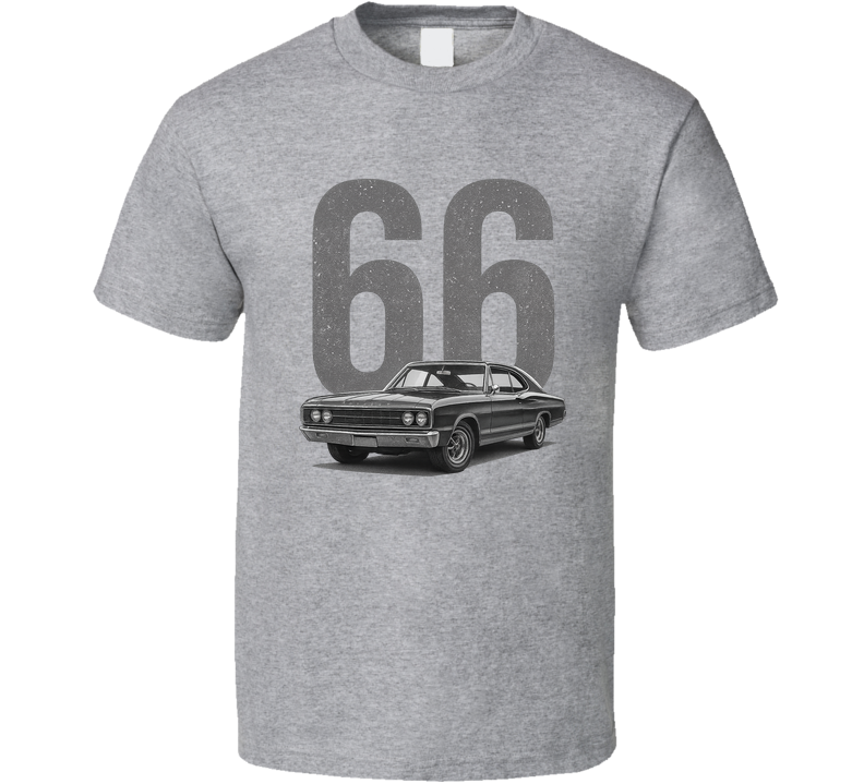 1966 Dodge Charger Retro Look Car T Shirt