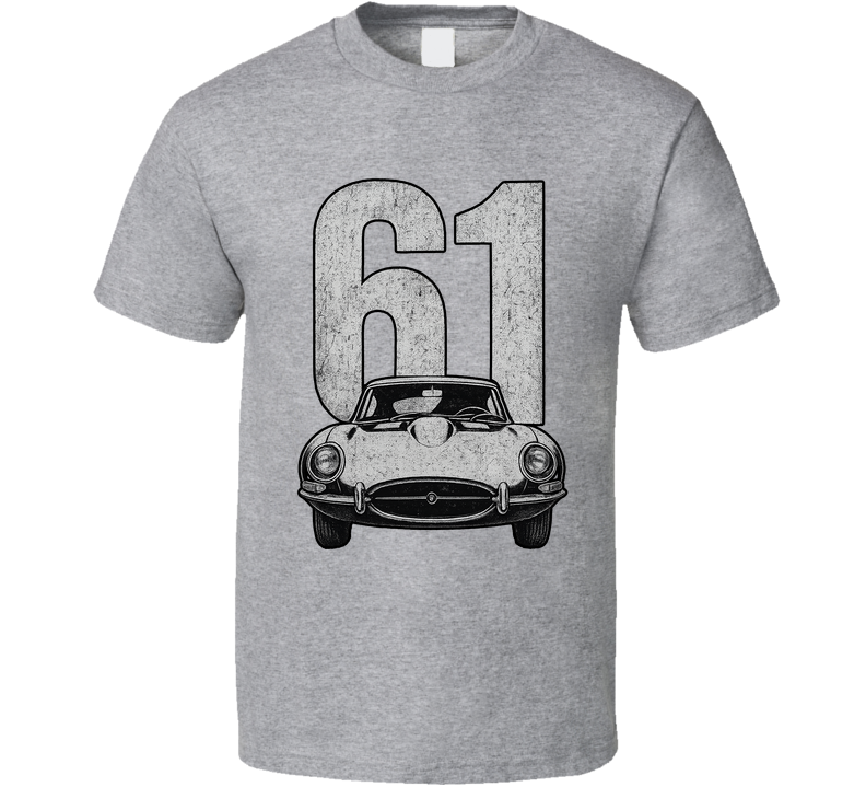 1961 Jaguar E-type Retro Look Car T Shirt