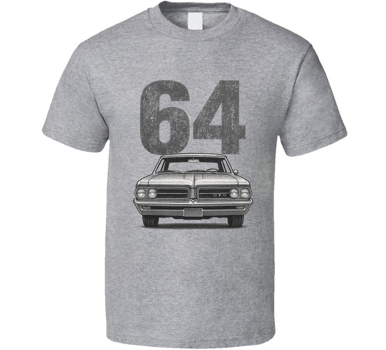1964 Pontiac Gto Retro Look Car T Shirt