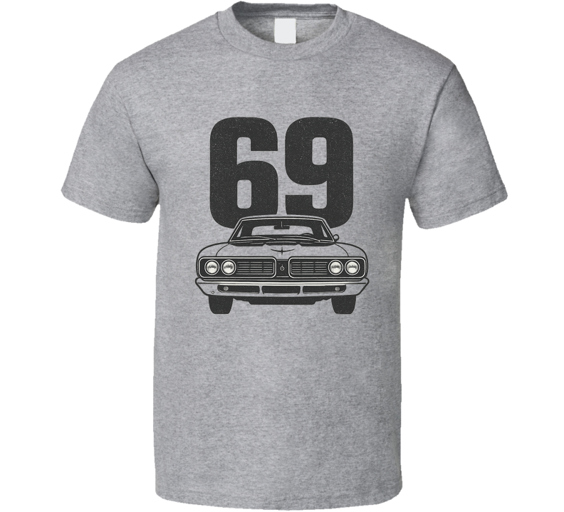 1969 Plymouth Road Runner Retro Look Car T Shirt