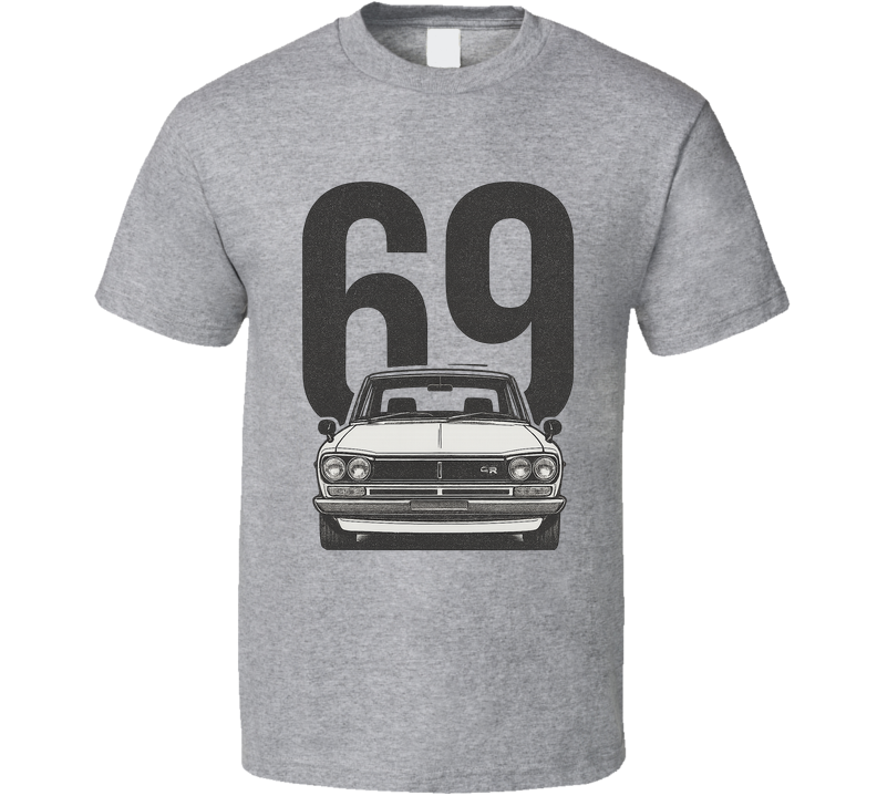1969 Nissan Skyline Gt-r Retro Look Car T Shirt