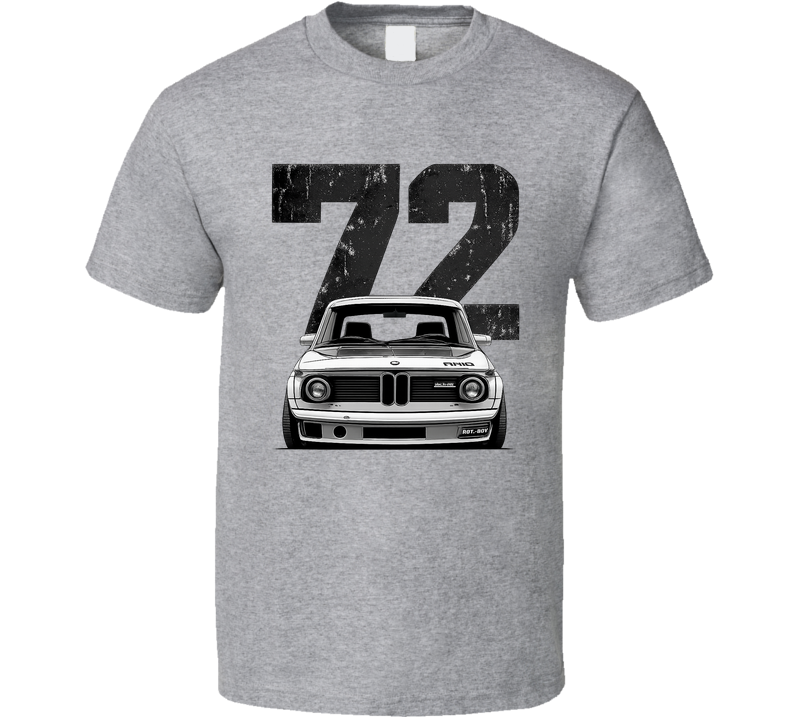 1972 Bmw 2002 Turbo Retro Look Car T Shirt