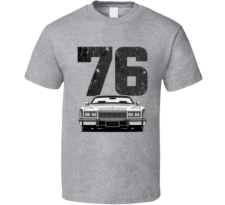 1976 Cadillac Eldorado Convertible Retro Look Car T Shirt