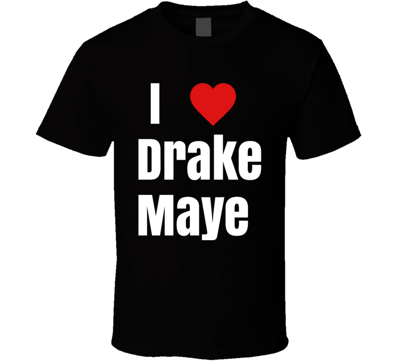 I Heart Love Drake Maye Football Fan T Shirt