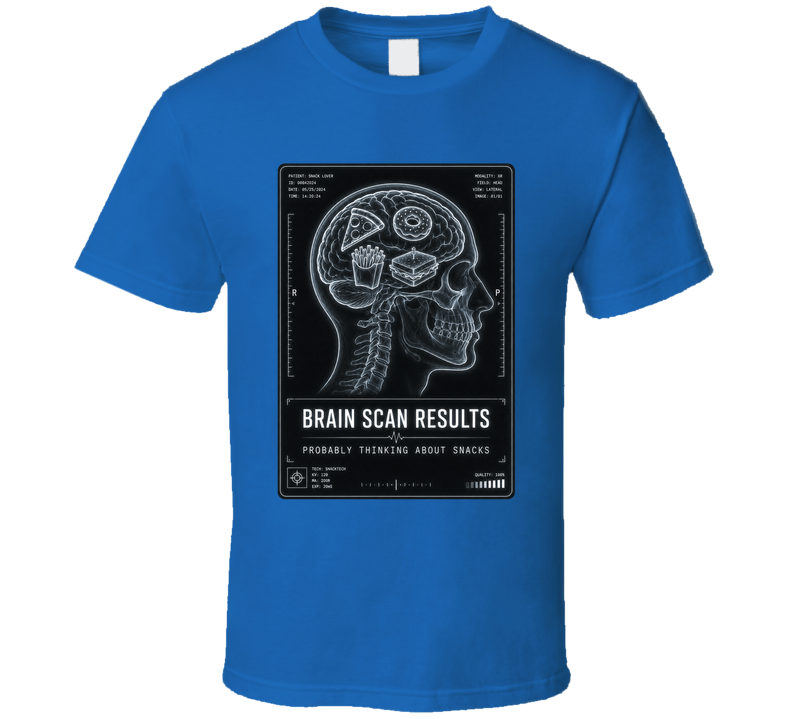 Probably Thinking About Snacks Funny T Shirt
