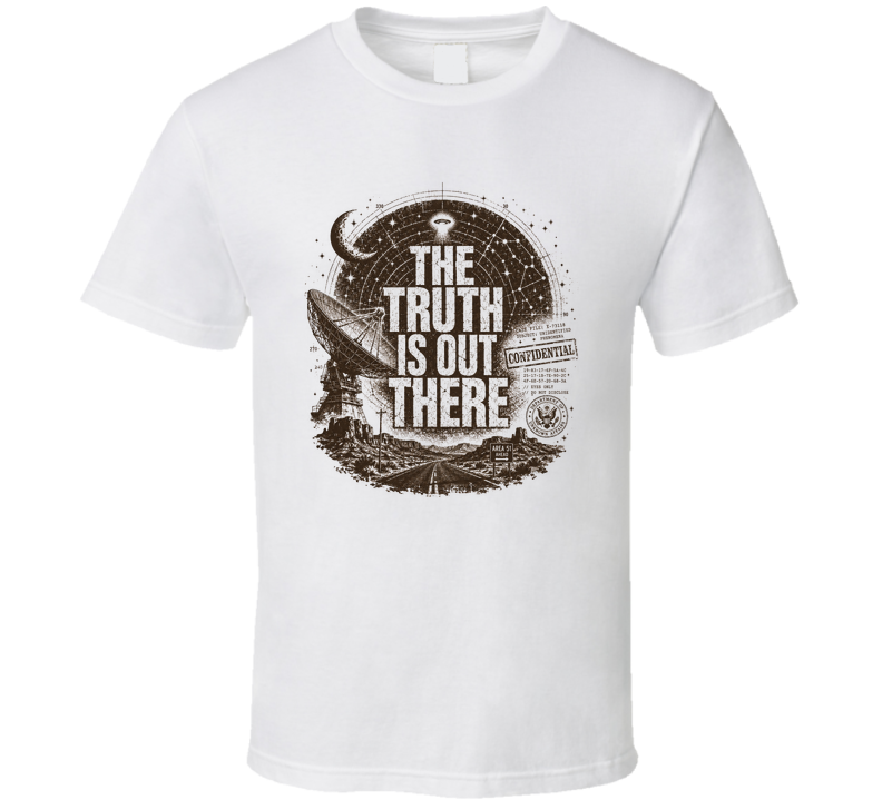 The Truth Is Out There Nostalgic Tv Vintage Look T Shirt