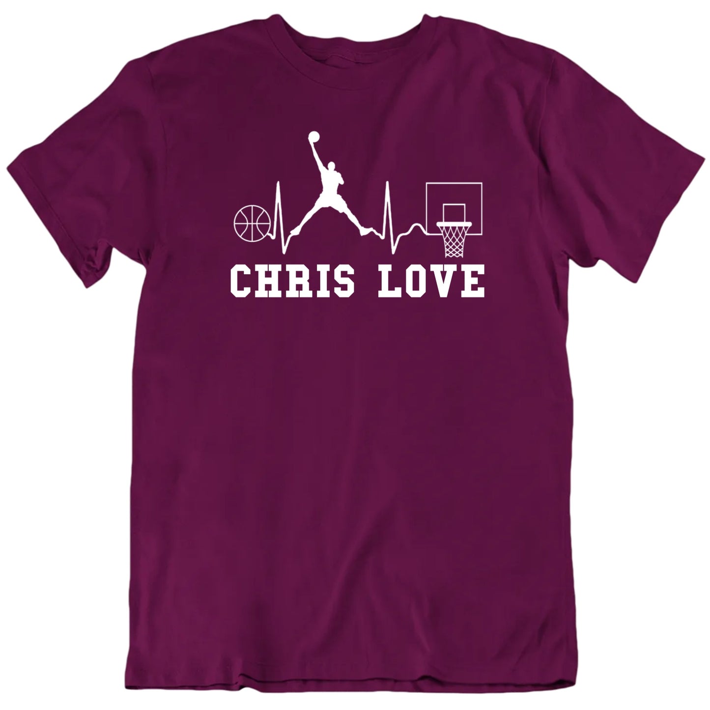 Customizable The Heartbeat of Basketball Custom Basketball Player's Name Premium Quality Personalized Unisex Gift T Shirt