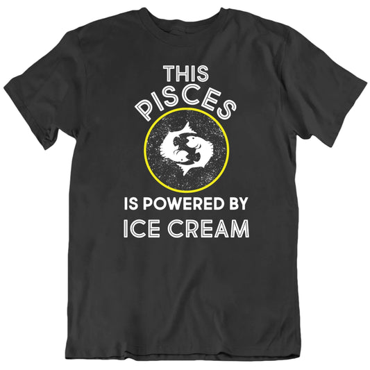 Customizable This Pisces Is Powered By Custom Favorite Thing Personalized Premium Quality Unisex Gift T Shirt