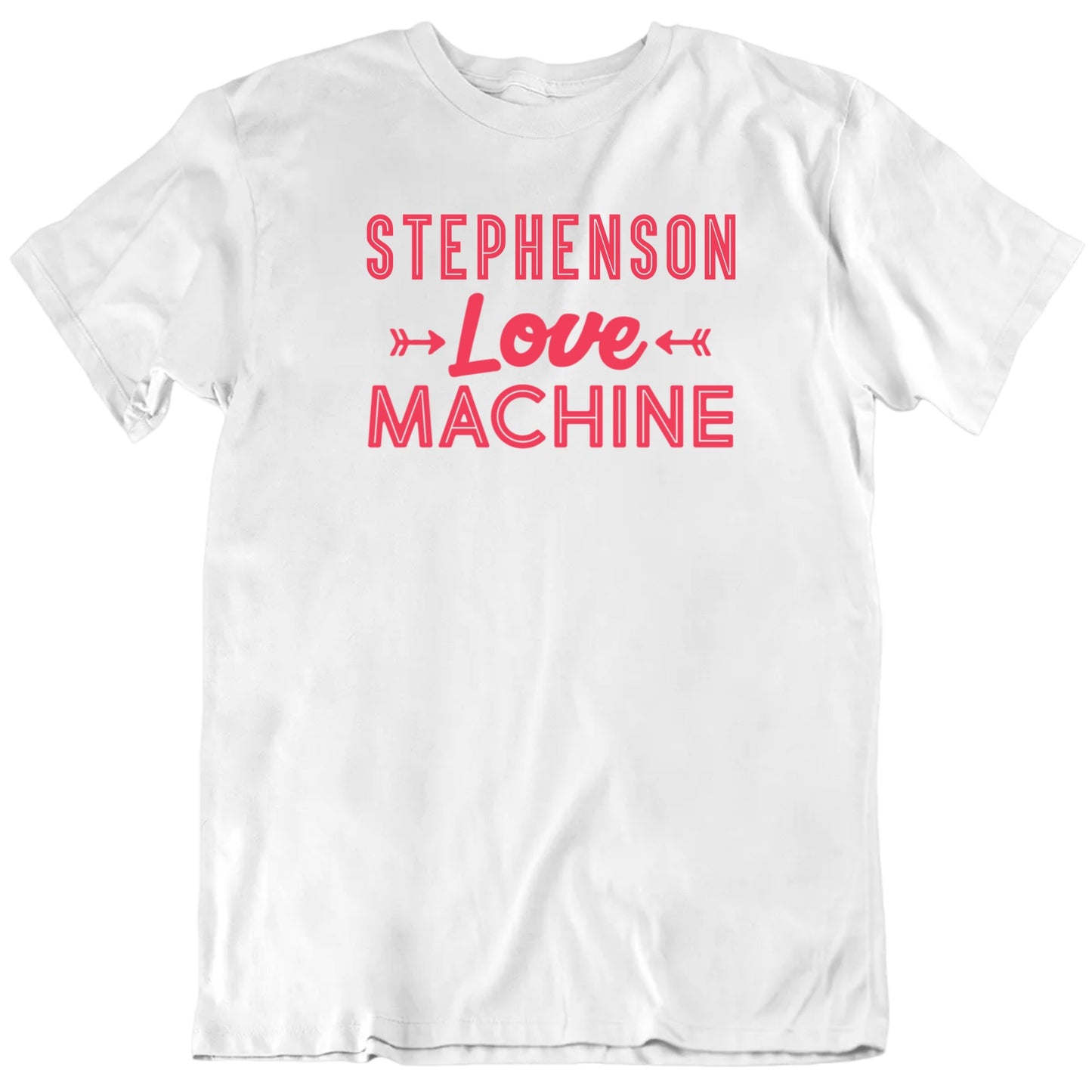 Customizable Love Machine Custom Name Valentine's Day Personalized Premium Quality Unisex Gift T Shirt
