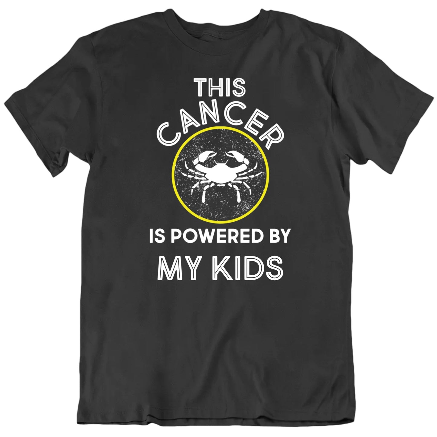 Customizable This Cancer Is Powered By Custom Favorite Thing Personalized Premium Quality Unisex Gift T Shirt