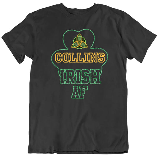 Customizable Irish AF Custom Name Personalized Premium Quality Unisex St Patrick's Gift T Shirt