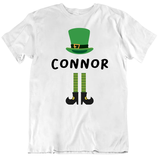 Customizable Custom Name Leprechaun Suit Personalized Premium Quality Unisex St Patrick's Day Gift T Shirt