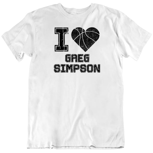Customizable I Heart Love Custom Basketball Player Name Premium Quality Personalized Unisex Gift T shirt