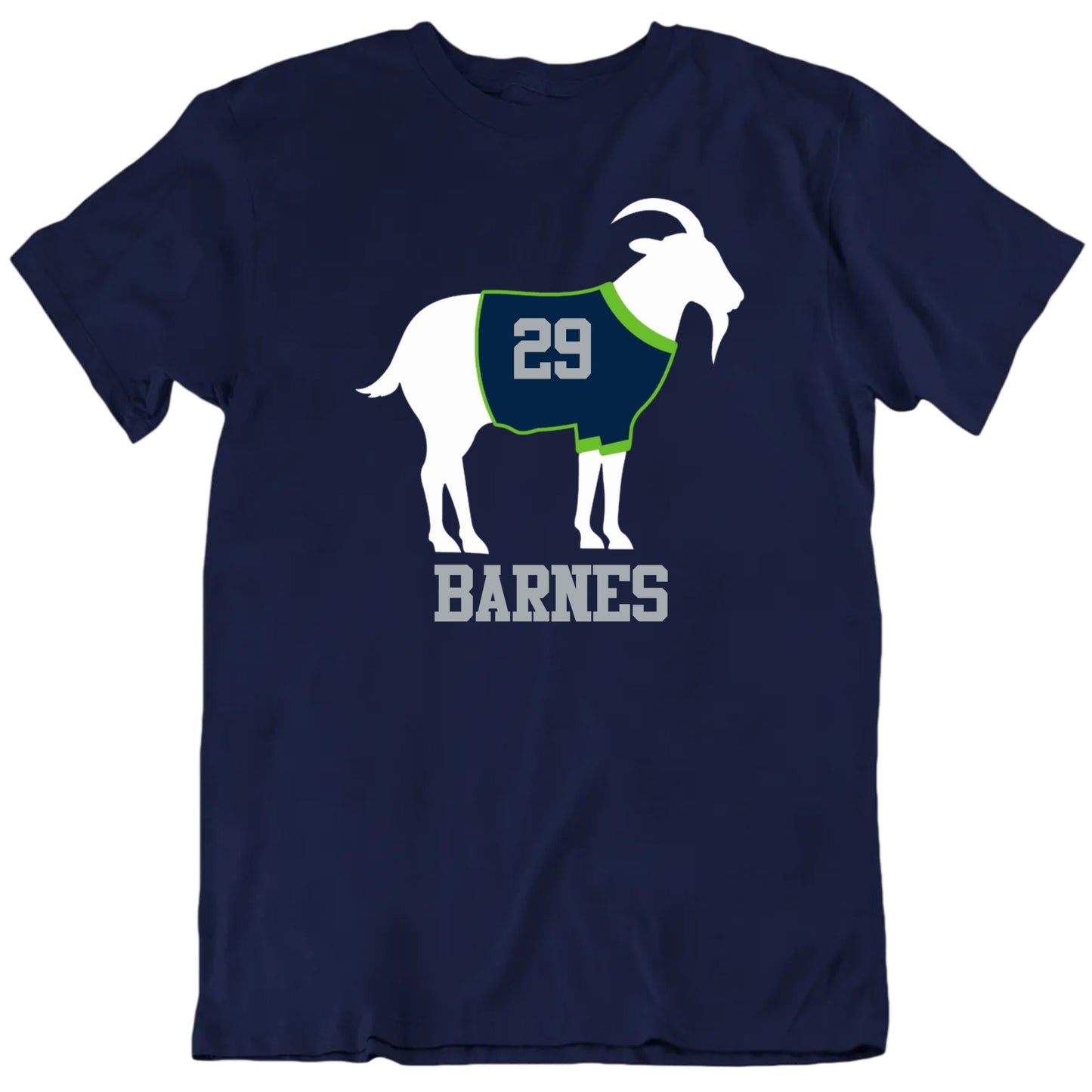 Greatest Of All Time Seattle Football G.O.A.T. Custom Name Number Premium Quality Personalized Unisex Gift Fan T shirt