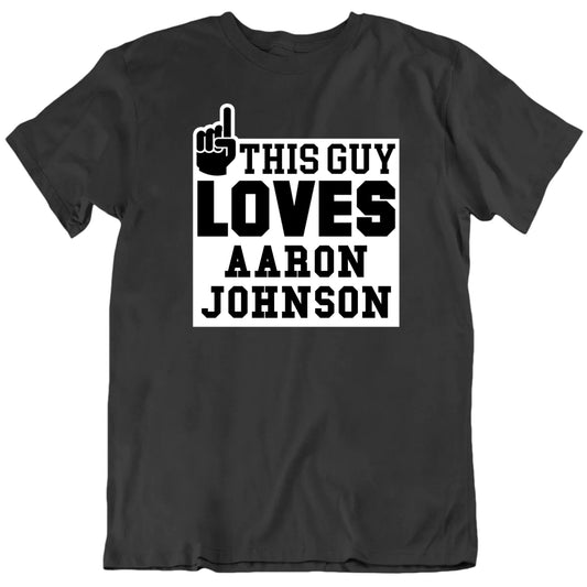 Customizable This Guy Loves Custom Football Player Name Premium Quality Personalized Unisex Gift T shirt