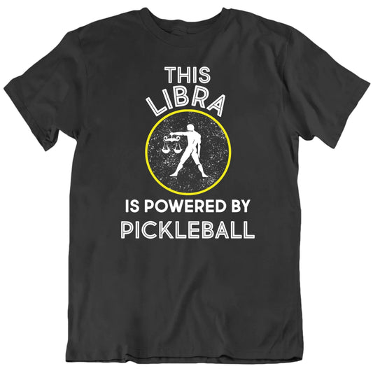 Customizable This Libra Is Powered By Custom Favorite Thing Personalized Premium Quality Unisex Gift T Shirt