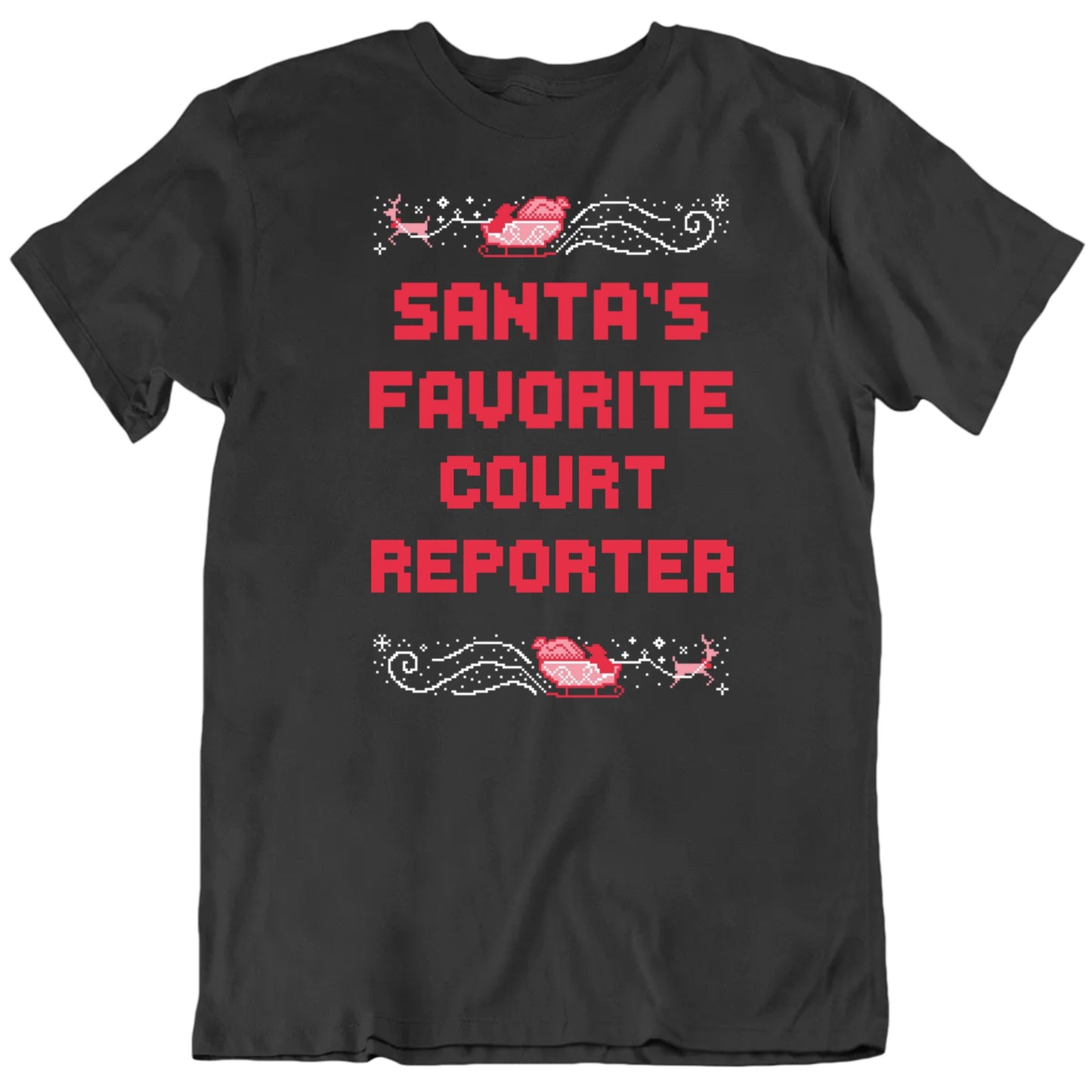 Customizable Santa's Favorite Custom Occupation Job Title Premium Quality Personalized Unisex X mas Gift T shirt