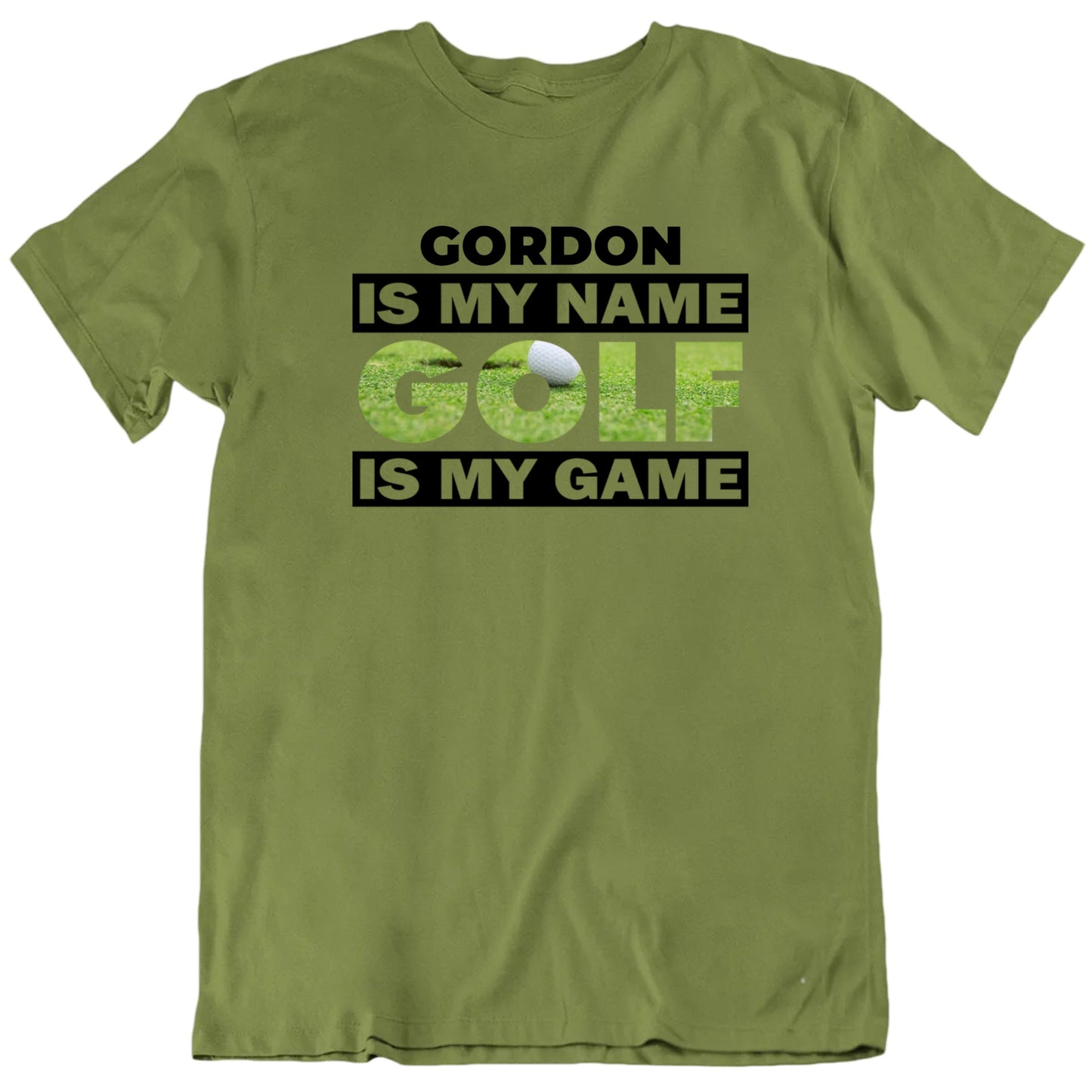 Customizable Name Golf Is My Game Custom Premium Quality Personalized Unisex Gift T Shirt