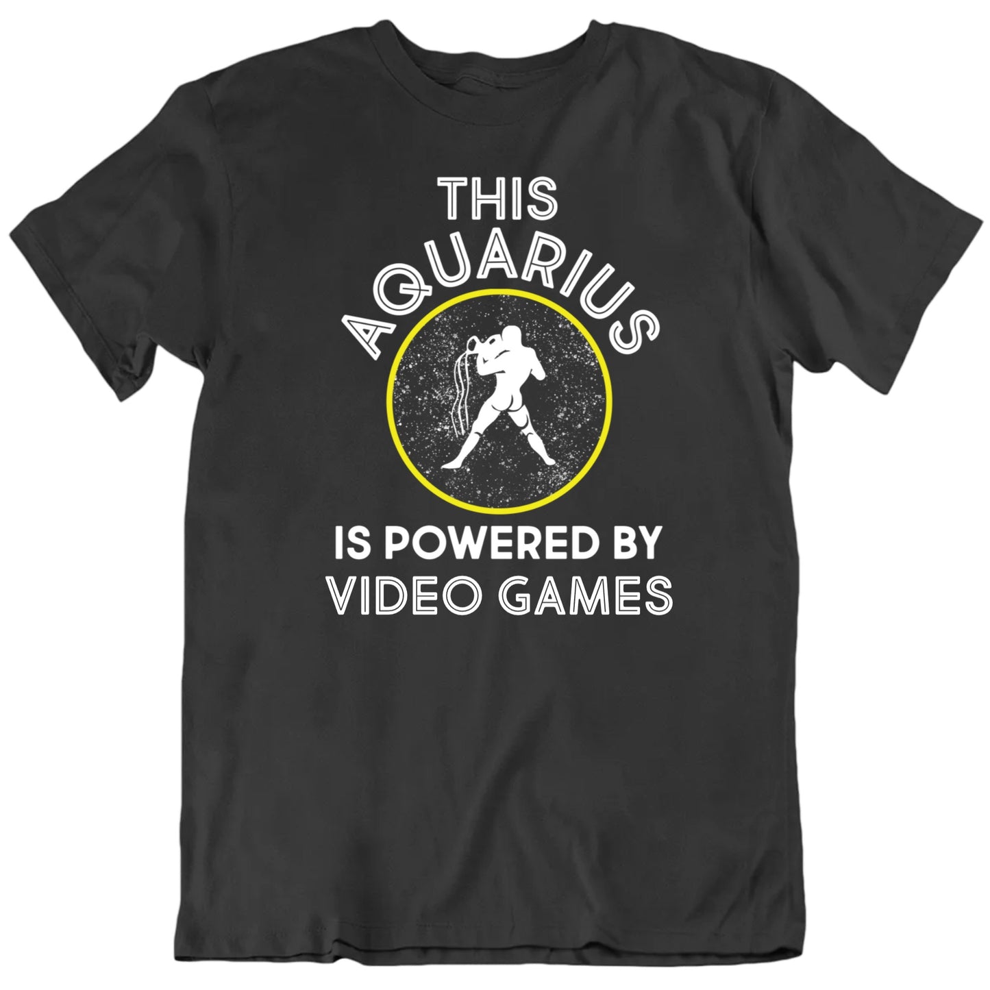 Customizable This Aquarius Is Powered By Custom Favorite Thing Personalized Premium Quality Unisex Gift T Shirt