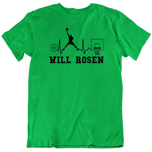 Customizable The Heartbeat of Basketball Custom Basketball Player Name Premium Quality Personalized Unisex Gift T Shirt