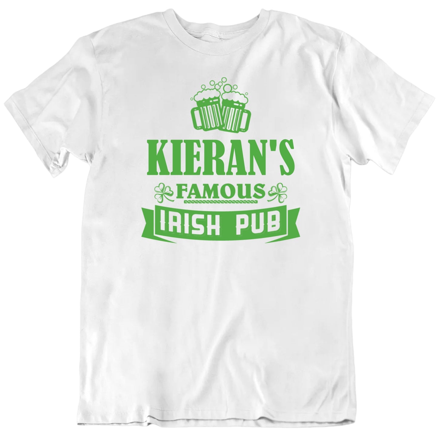 Customizable Famous Irish Pub St Patrick's Day Custom Name Personalized Premium Quality Unisex St Patrick's Gift T Shirt