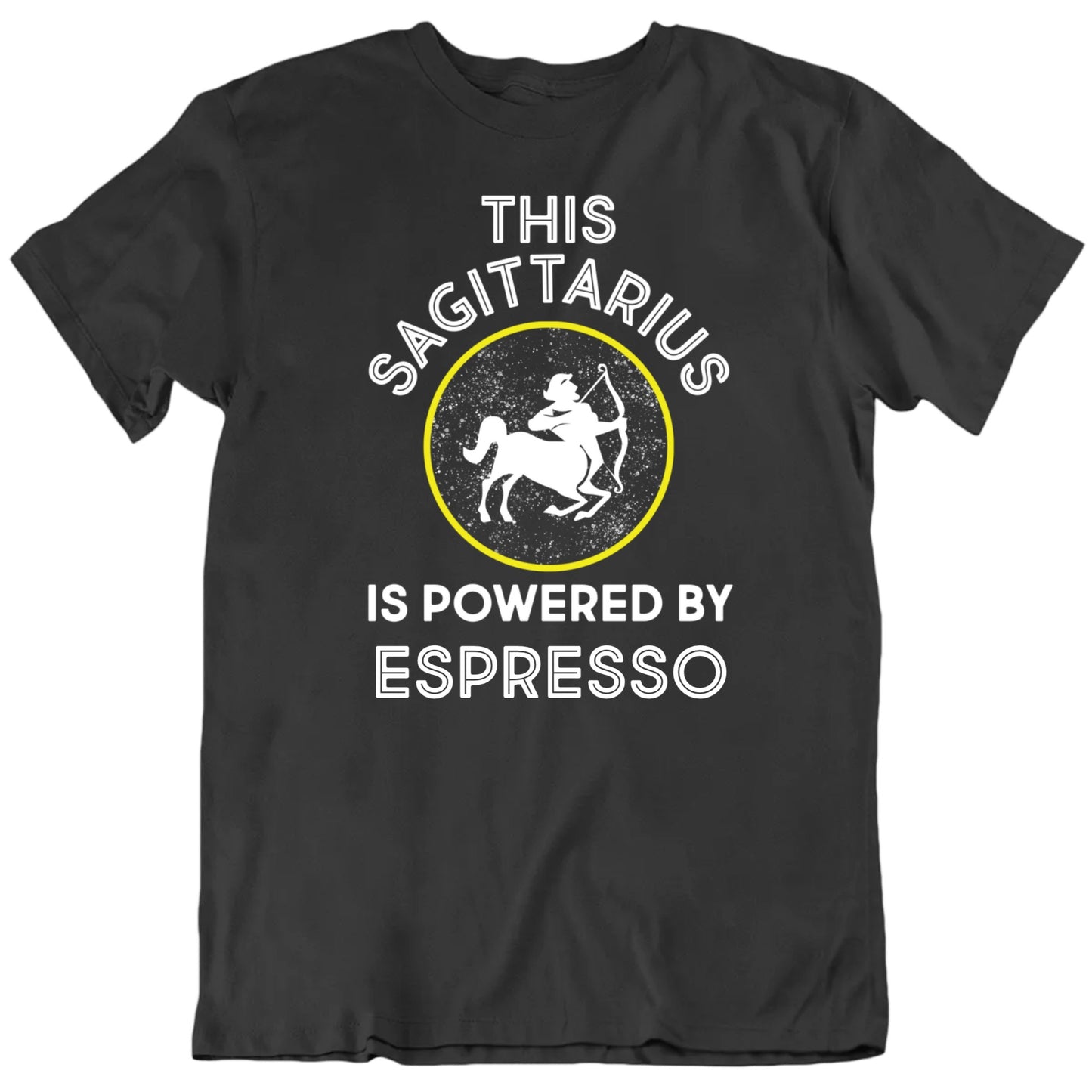 Customizable This Sagittarius Is Powered By Custom Favorite Thing Personalized Premium Quality Unisex Gift T Shirt