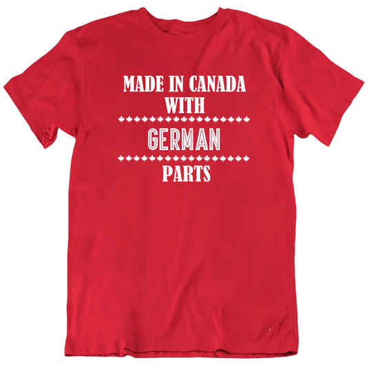 Made In Canada With Custom Nationality Parts Unisex T shirt