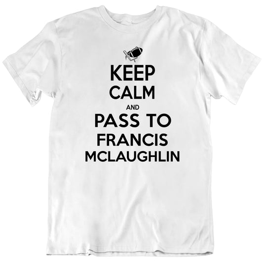 Customizable Keep Calm And Pass To Custom Football Player Name Premium Quality Personalized Unisex Gift T shirt