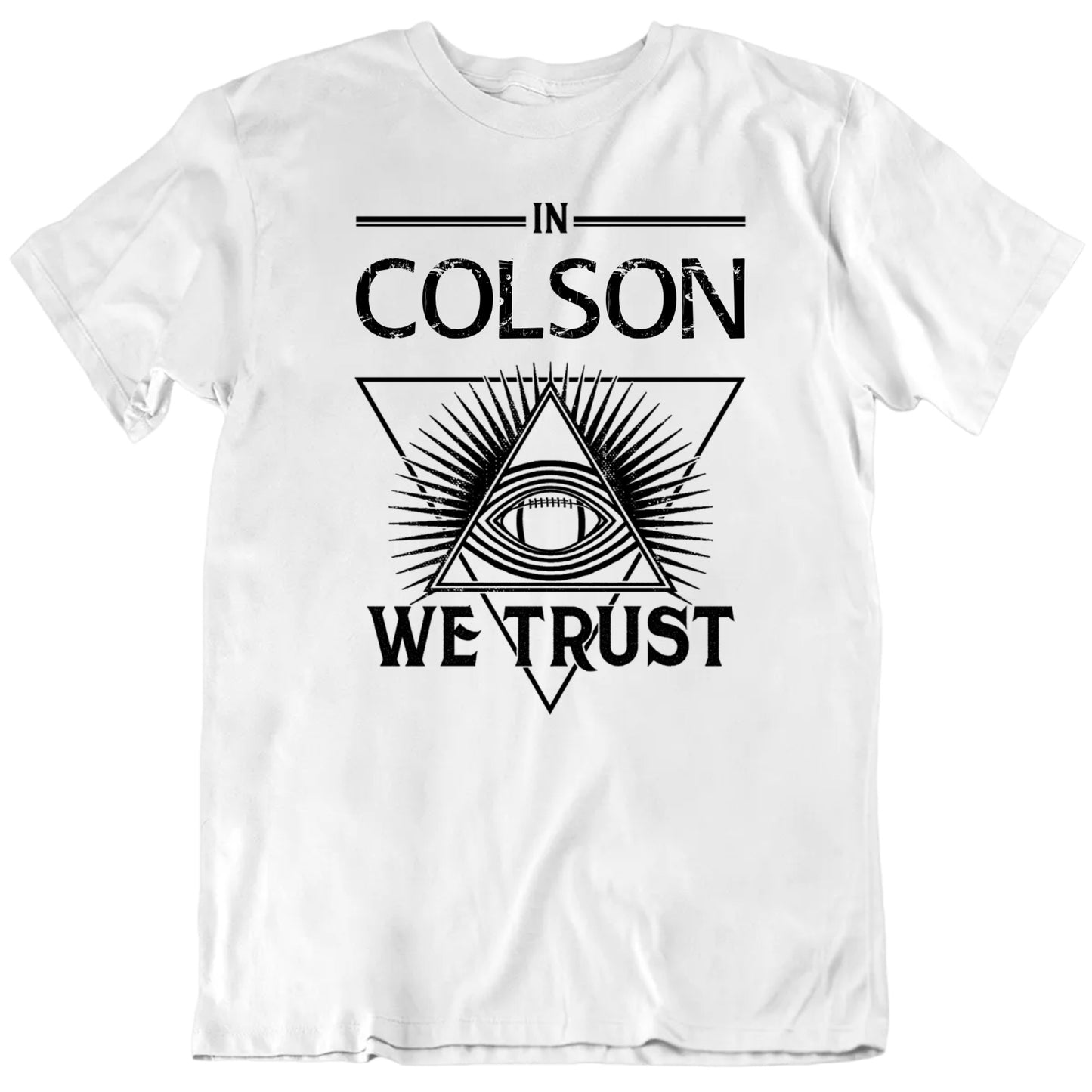 Customizable In Player Name We Trust Custom Football Player Premium Quality Personalized Unisex Gift T shirt