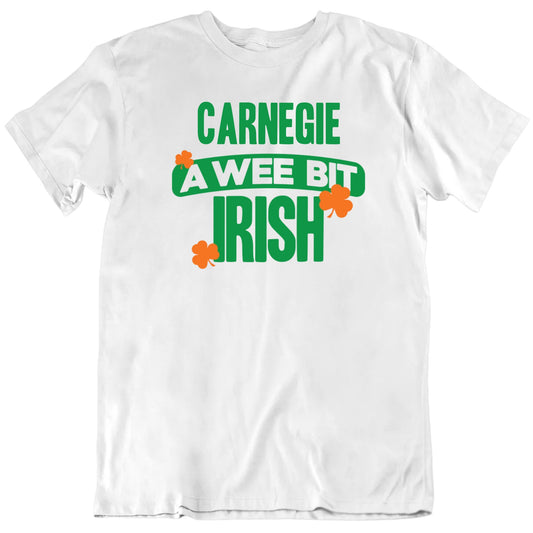 Customizable A Wee Bit Irish Custom Name Personalized Premium Quality Unisex St Patrick's Gift T Shirt