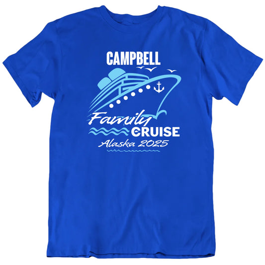 Customizable Family Cruise Custom Name Destination And Year Personalized Premium Quality Unisex Gift T Shirt