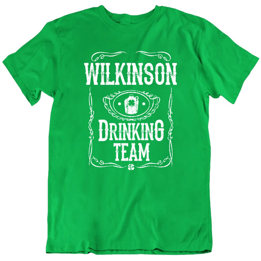 Custom Name Drinking Team St. Patrick's Day Unisex T shirt