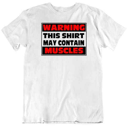 Customizable Warning This Shirt May Contain Custom Text Premium Quality Personalized Unisex Gift T Shirt