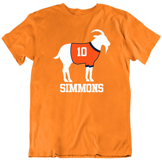 G.O.A.T. Greatest Of All Time Denver Football Custom Name Number Premium Quality Personalized Unisex Gift T shirt