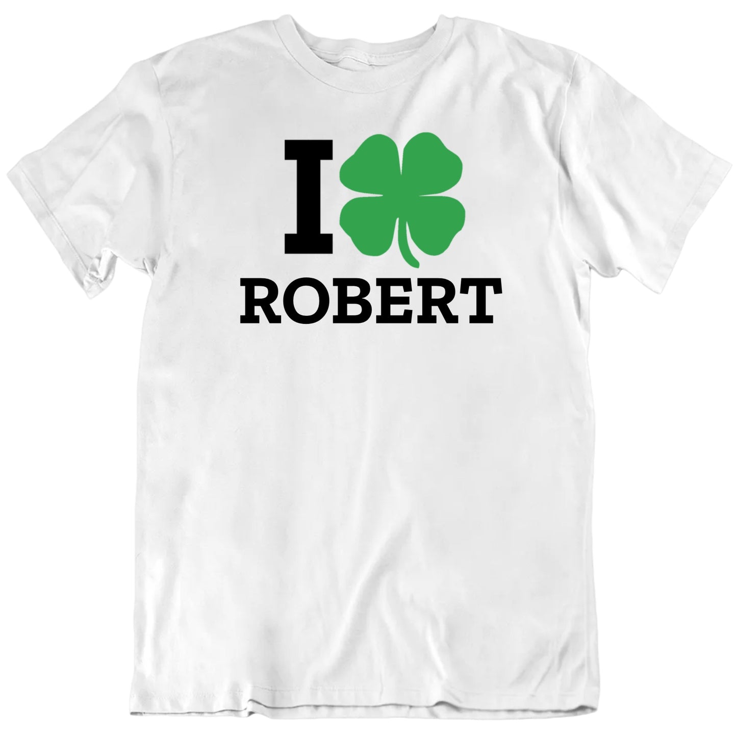 Customizable I Love Custom Name St Patrick's Clover Personalized Premium Quality Unisex St Patrick's Gift T Shirt