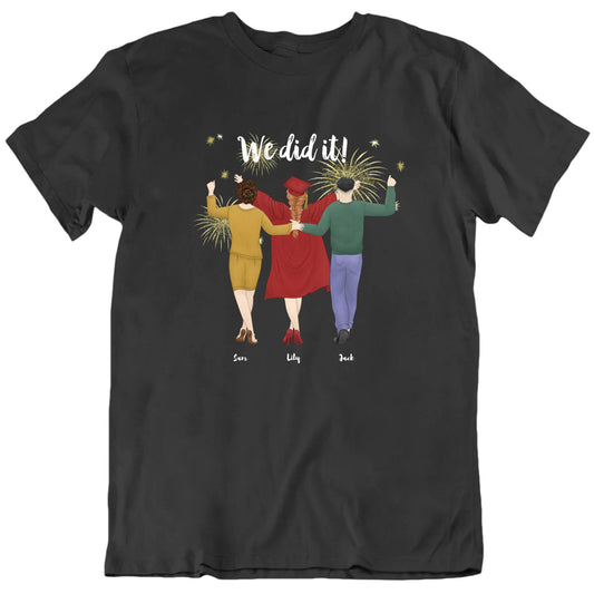 Graduation Proud Parents Custom Gift T Shirt