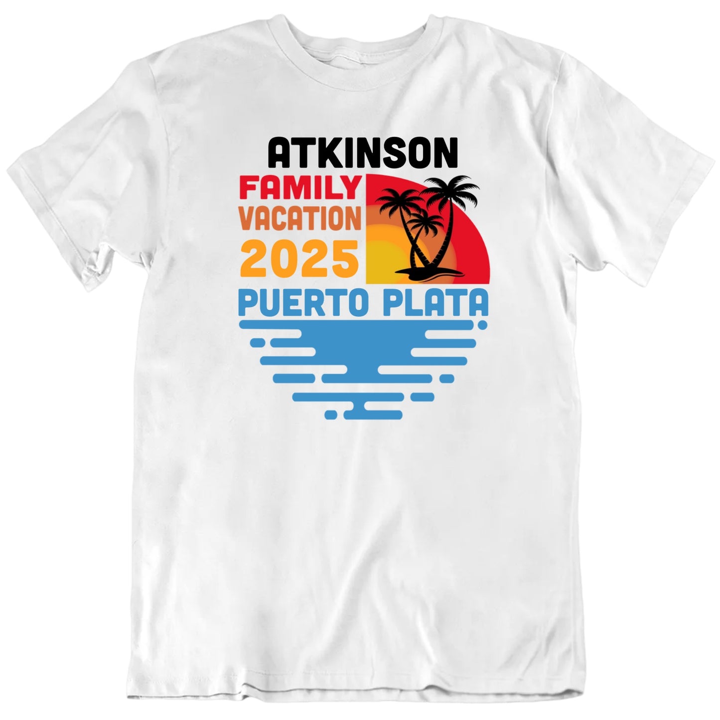 Customizable Family Vacation Custom Name Year And Place Premium Quality Personalized Unisex Gift T shirt