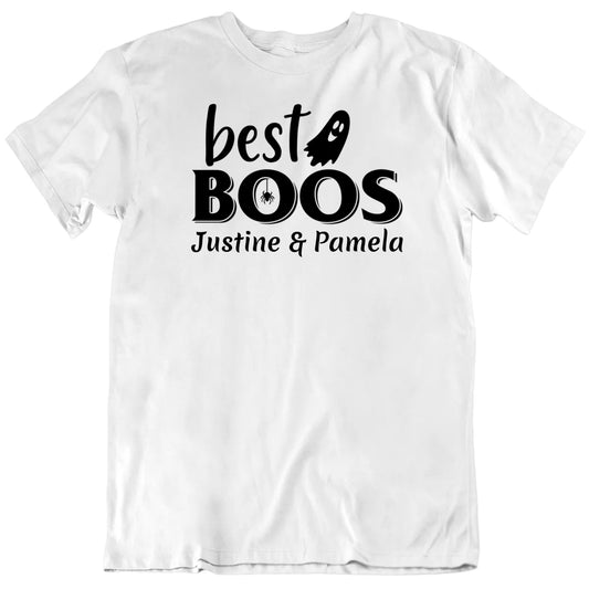 Customizable Best Boos Custom Friends' Names Halloween Personalized Premium Quality Unisex Gift T Shirt