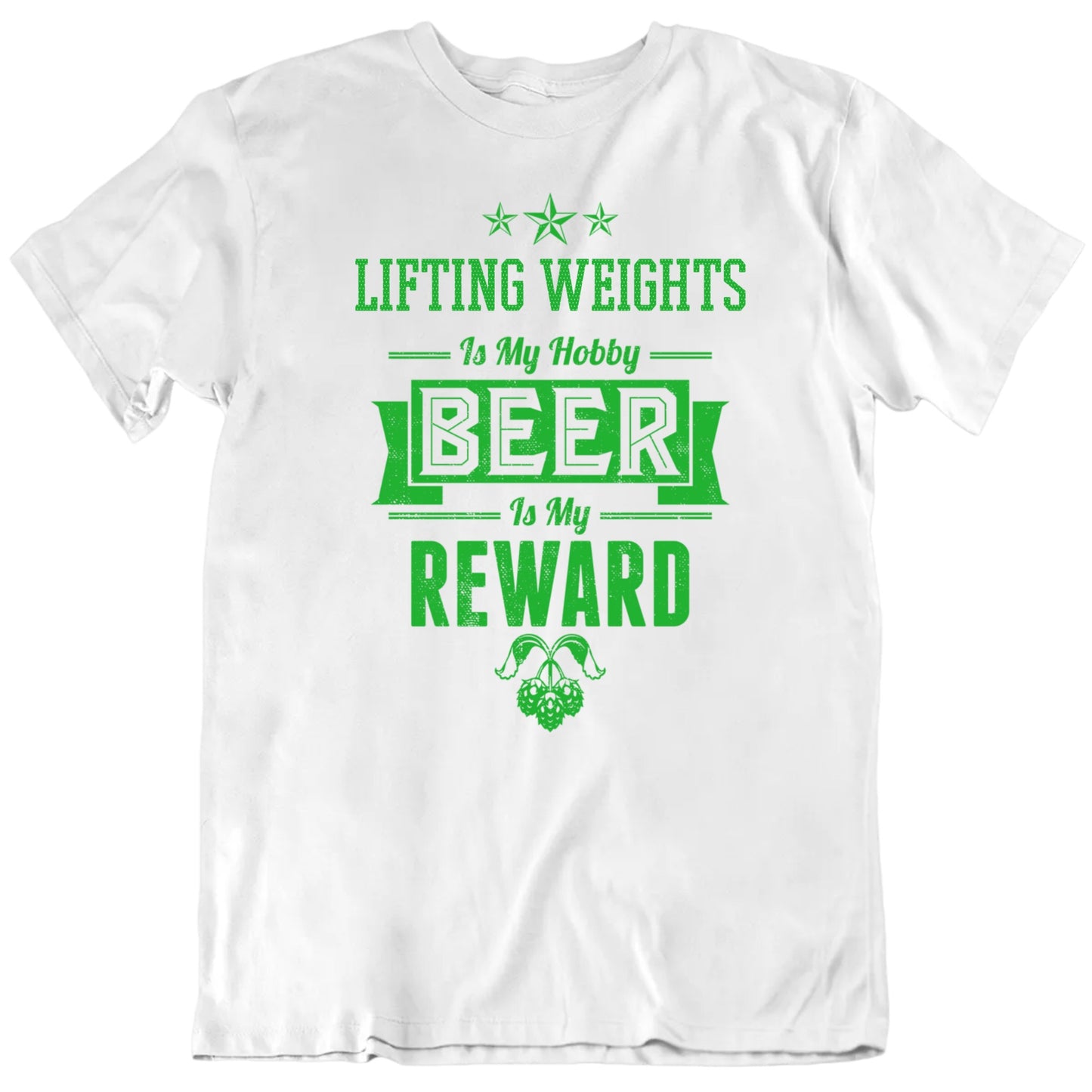 Customizable Text Is My Hobby Beer Is My Reward Personalized Gift Unisex T shirt