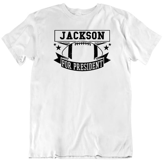 Customizable Football Player's Name For President Custom Premium Quality Personalized Unisex Gift T shirt