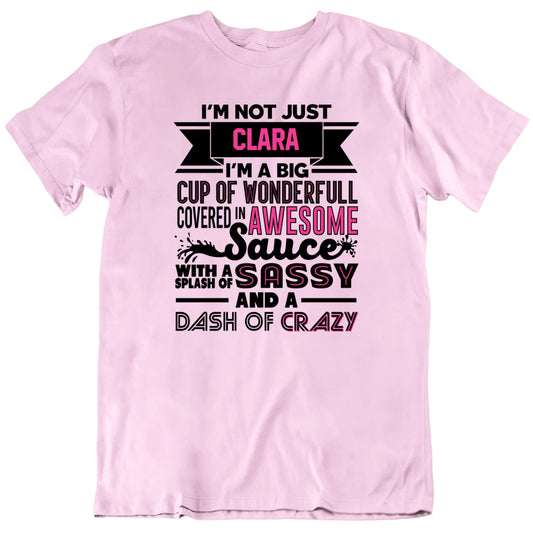Not Just A Name But Awesome Sauce Lady Custom Name Mother's Day T shirt