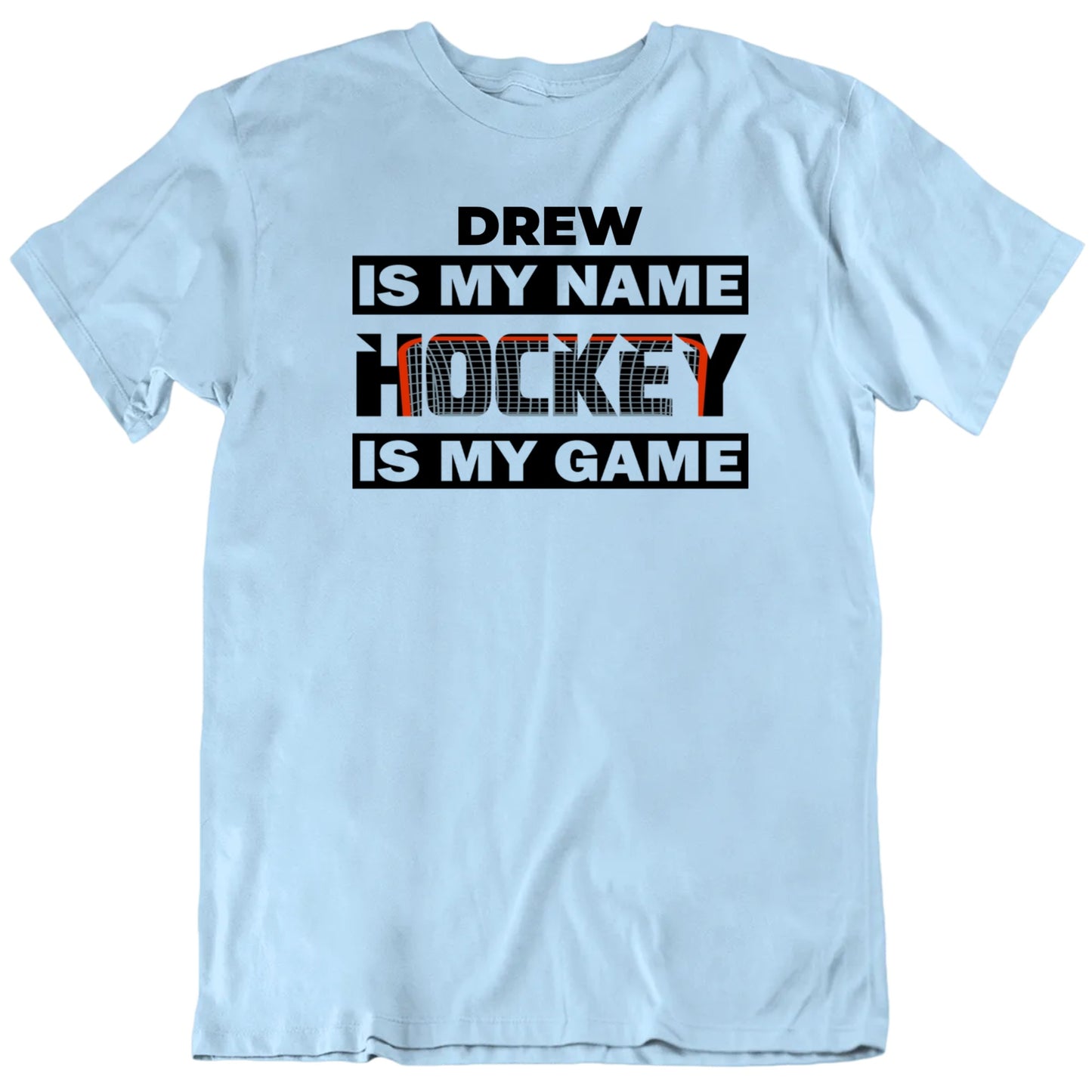 Customizable Hockey Player's Name Is My Name Hockey Is My Game Custom Premium Quality Personalized Unisex Gift T Shirt